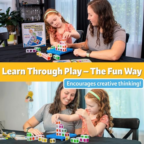ThinkFun Gravity Maze Builder for Kids 5 & Up - Logic Marble RunBrain Game - Hands-On Maze Design - Durable Child-Safe Materials - Develop Spatial Reasoning & Critical Thinking - MESH Accredited - Image 4