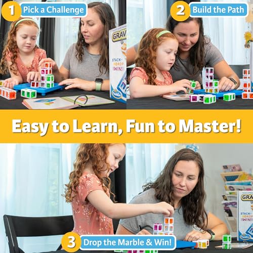 ThinkFun Gravity Maze Builder for Kids 5 & Up - Logic Marble RunBrain Game - Hands-On Maze Design - Durable Child-Safe Materials - Develop Spatial Reasoning & Critical Thinking - MESH Accredited - Image 2