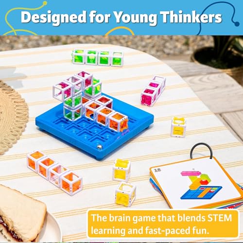 ThinkFun Gravity Maze Builder for Kids 5 & Up - Logic Marble RunBrain Game - Hands-On Maze Design - Durable Child-Safe Materials - Develop Spatial Reasoning & Critical Thinking - MESH Accredited - Image 3