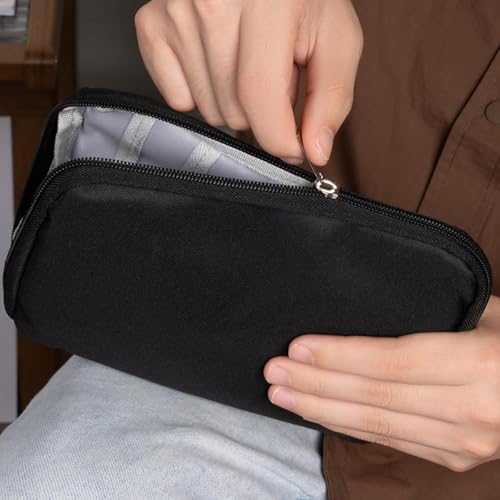 SQUISHCO Watch Band Organizer, Portable Watch Band Case for Travel, Compact Watch Band Holder with Multiple Slots, Black - Image 5