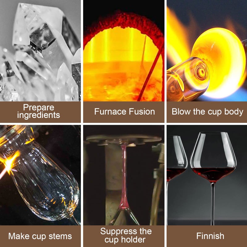 Yaschmo Crystal Red Wine Glasses Set Of 4 24.8Oz Large Wine Glasses With Long Stem Hand Blown Lead-Free Glass Ideal Gift Packaging For Wedding Anniversary Birthday Christmas - Image 4