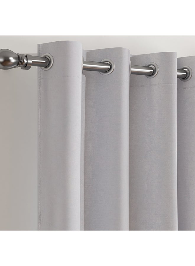 Home Box Stella 2-Piece Extra Long Chenille Curtain Set 300 x 140 cm - Image 2