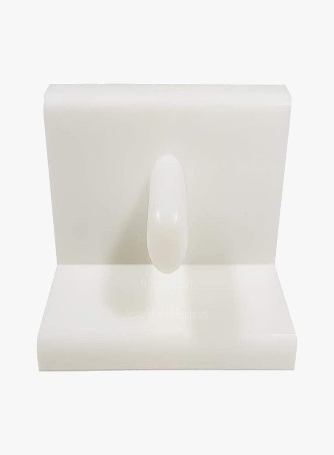 PPE Standard 10 inch White Jogger Block 4 inch High 4x10 Paper Cutter Jogging Block - Image 2