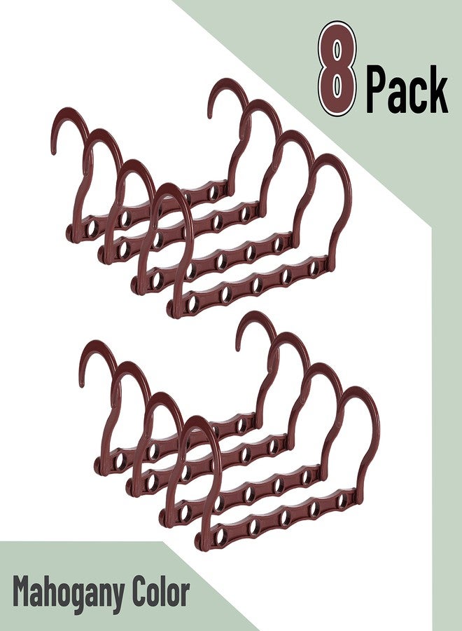 Mr. Pen Space Saving Hangers - 8 Pack Mahogany Color Space Saver Shirt Hangers - Image 2