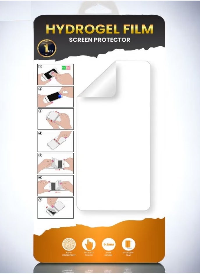 vesus G60 Hydrogel Film Screen Protector Clear - Ultra-Clear, Scratch-Resistant, Full Coverage, Self-Healing, Bubble-Free Installation, Soft Touch for Phones - Image 2