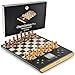 Millennium ChessGenius Pro Wood Edition M818 Electronic Chess Board with Handcrafted Wooden Pieces 2200 ELO Adaptive AI Coach Magnetic Travel Design HighSensity Pressure Sensors - Image 3