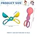 SupMLC Snow Toys Snowball Maker 4 pcs Winter Snowball Tool Kit with Handle for Snow Ball Shapes Fights Outdoor Winter Toys Snow Ball Clip for Boys Girls Toddler Adults - Image 4