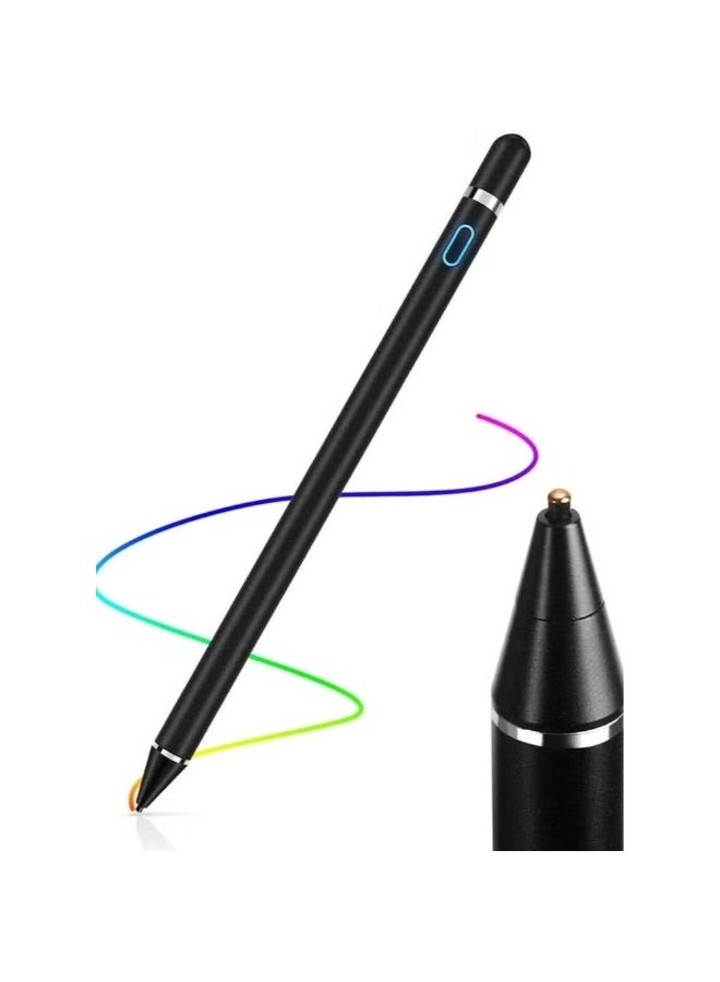 Fine Tip Active Stylus Pen for Phones & Tablets – Universal Compatibility & Rechargeable Battery - Image 1
