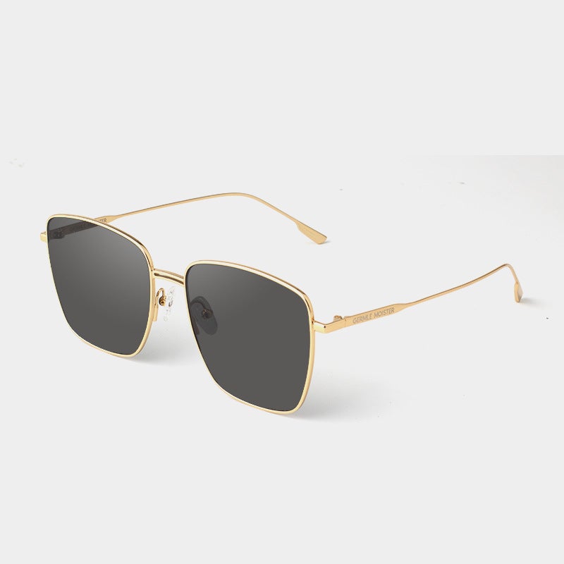 Generic Chic GM Sunglasses UV Protection Unisex Gold frame/gray sheet 