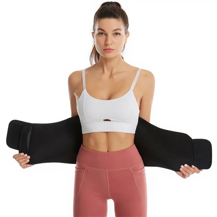 Bluejw Sweat Waist Trimmer for Women - Sauna Waist Trainer Belt - Slimming Body Shaper - Workout Sports Girdle - Belly Band - Image 3