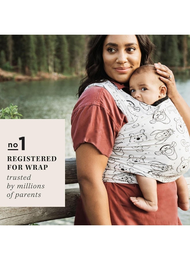 Moby Baby Wrap Carrier | Featherknit | Newborn & Infant Carrier | Disney's Winnie The Pooh & Pals - Image 5