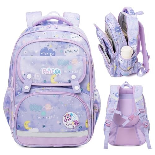 DEOXY 15L Travel Professional Large Compartments Backpack for Kids Girls Stylish Durable Water Resistant Shoulder School and college Bags for Girls - Image 1