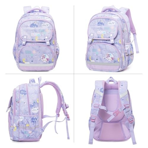 DEOXY 15L Travel Professional Large Compartments Backpack for Kids Girls Stylish Durable Water Resistant Shoulder School and college Bags for Girls - Image 4