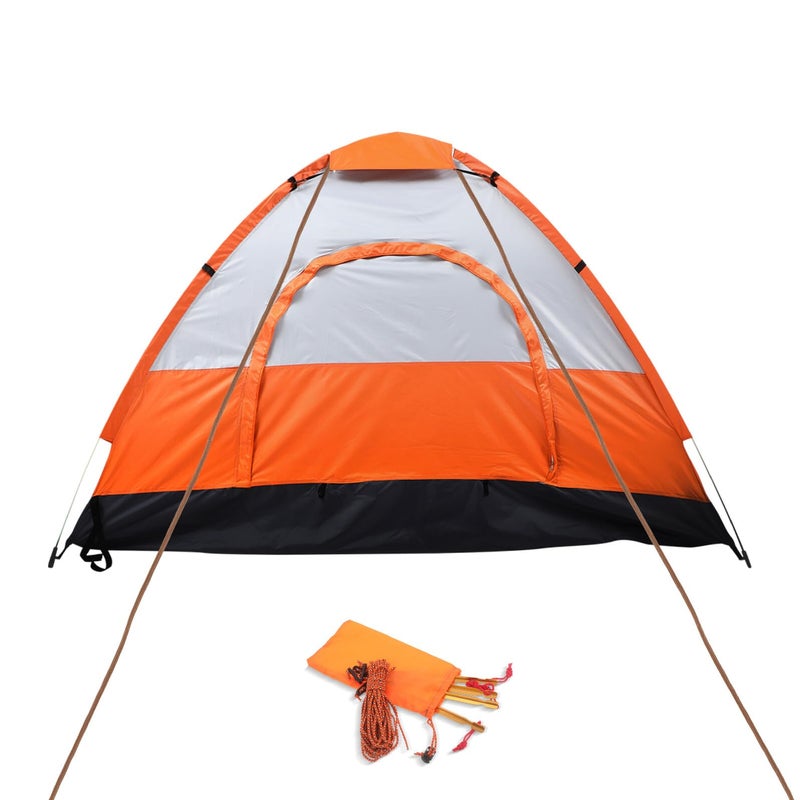 Heavy Duty Aluminum Tent Stakes Kit with Pull Ropes and Storage Bag for Camping - Image 4