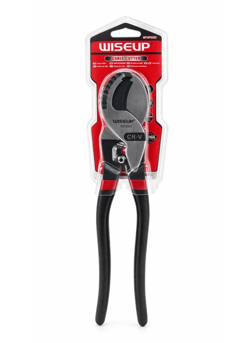 WISEUP 10 Inch Cable Cutter CR-V Professional Wire Cutting Tool Heavy Duty - Image 1