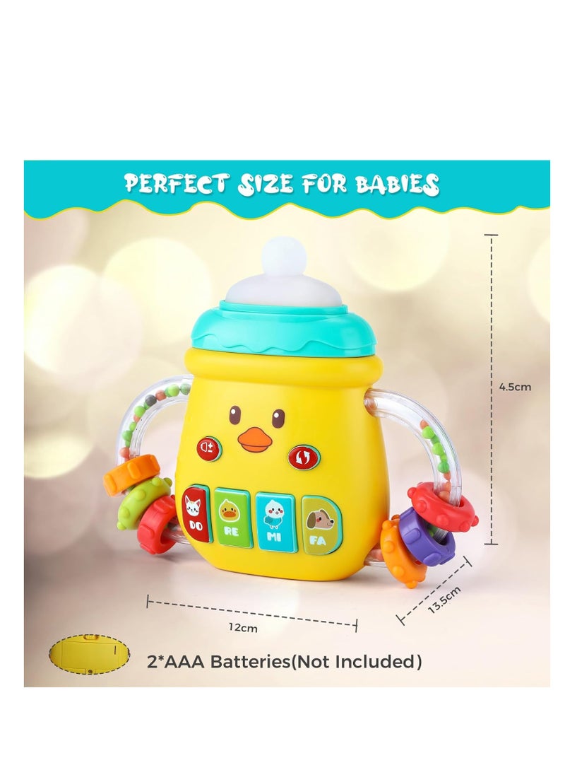 MUMS PLANET Aytop Baby Music Toy for 10 Months+, Early Childhood Education Bottle Story Toy With 10 Modes, Sensory Development With Lighting  - Image 4