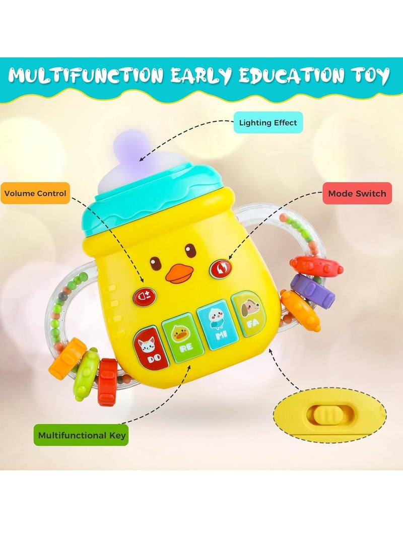 MUMS PLANET Aytop Baby Music Toy for 10 Months+, Early Childhood Education Bottle Story Toy With 10 Modes, Sensory Development With Lighting  - Image 3
