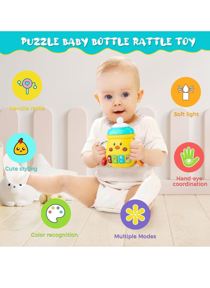 MUMS PLANET Aytop Baby Music Toy for 10 Months+, Early Childhood Education Bottle Story Toy With 10 Modes, Sensory Development With Lighting  - Image 2