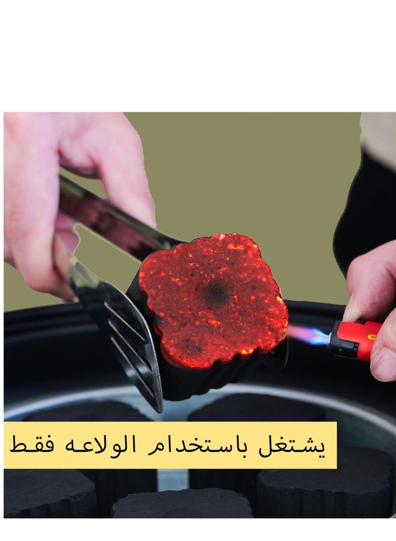 أف واي سي فحم الشواء اف واي سي، علبة واحدة، سريع الاشتعال، مصنوع من شجرة التفاح الطبيعية، عديم الرائحة، يدوم حتى 3 ساعات متواصلة، كل علبة تحتوي على 12 مكعب، مثالي للشواء والرحلات والمناسبات. - Image 3