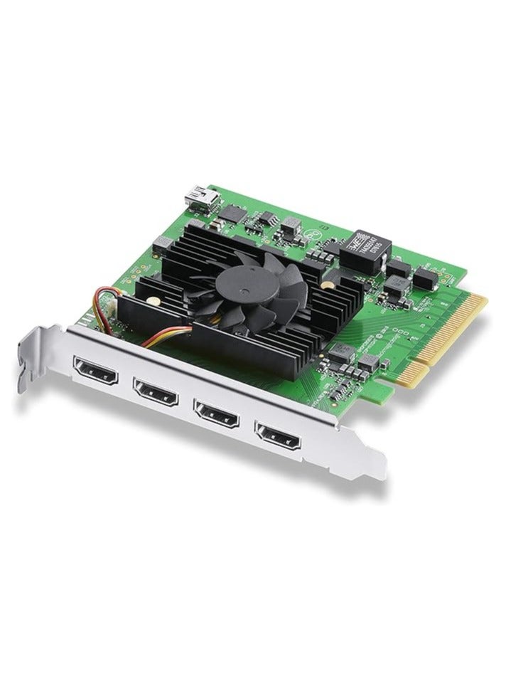 Blackmagic Design DeckLink Quad HDMI Recorder – 4-Channel HDMI PCIe Video Capture Card, Supports 1080p60