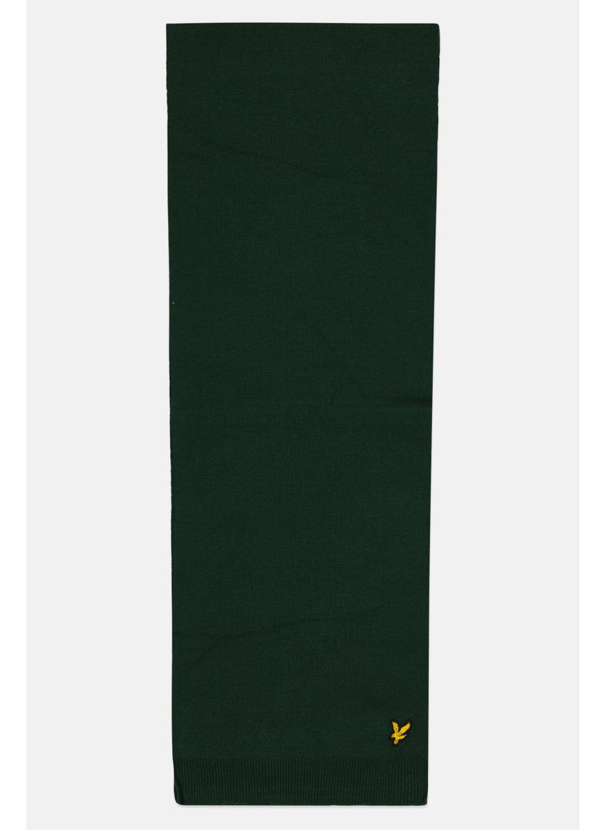 Lyle & Scott Men Brand Logo Scarves 168 x 30 Cm, Green  - Image 2