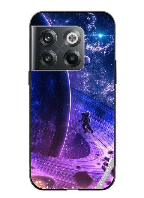 Protective Case Cover For OnePlus 10T Galaxy Space Digital Design Multicolour