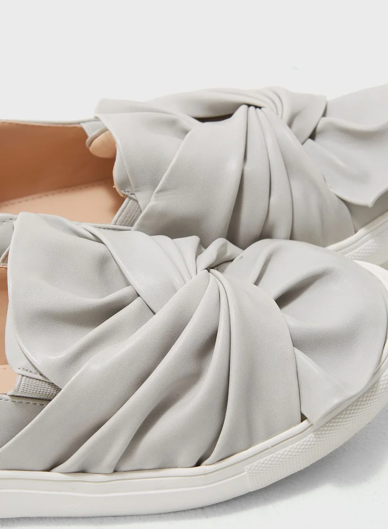 TOPSHOP Twisted Slip On Trainers