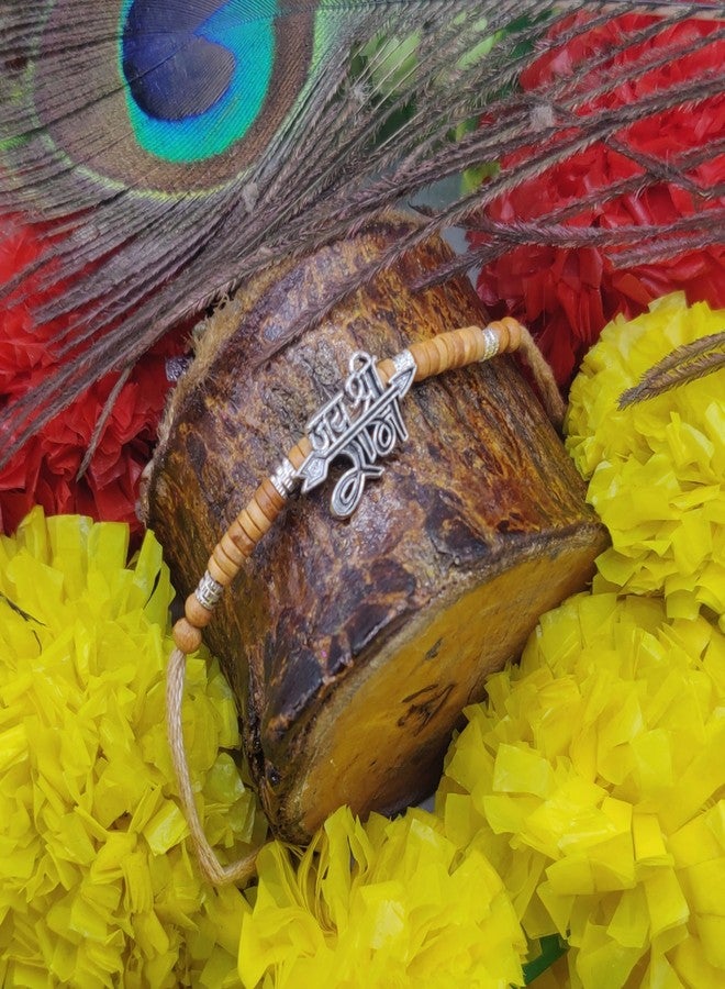 OAFISH Handicraft Storerom presents Traditional Designer Rakhi for Brother on Raksha Bandhan gifting, standard, no gemstone - Image 5