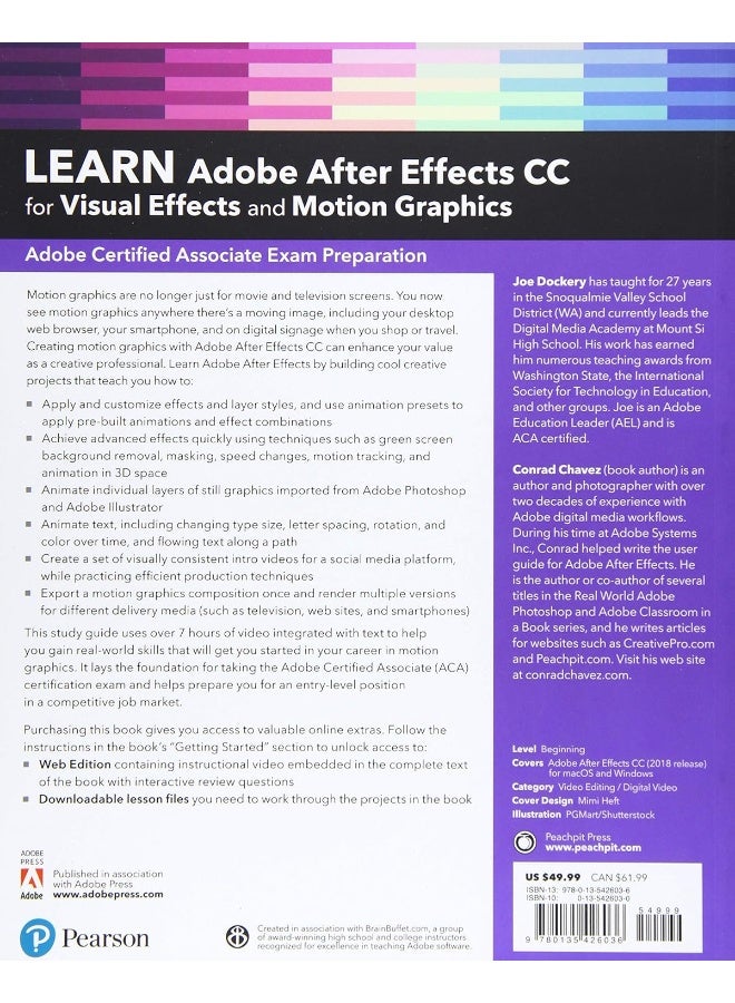 Learn Adobe After Effects CC for Visual Effects and Motion Graphics (Adobe Certified Associate (ACA)) - Image 2