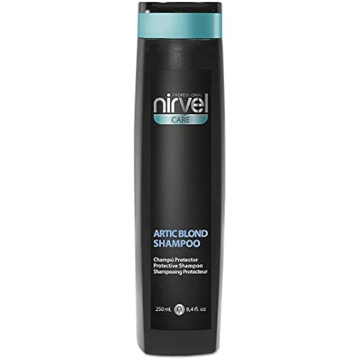 NIRVEL - Artic Blond Shampoo - Protective Shampoo for Blonde Bleached & Color-Treated Hair - Helps Neutralize Yellow Tones Maintains Cool Blonde Shade, Moisturizing & Strengthening Formula - 8.4 fl oz - Image 1