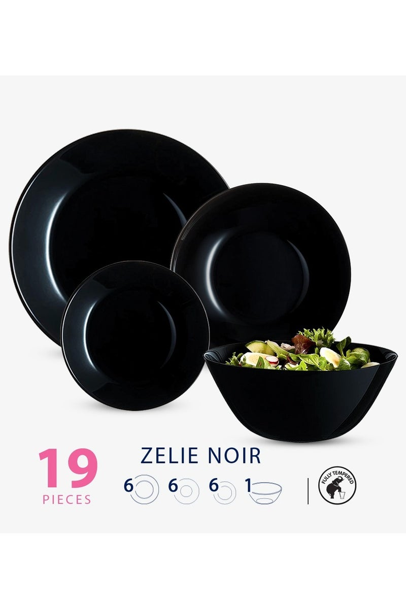 جلوري طقم حلل جرانيت غير لاصق بريميوم 36ق حلة( 18 + 20 + 24 + 28) + ووك 28 +  مقلايه 20+  صينيه 30 + جريل 28 + طاجن 40 + 4 ماسك + طقم زيلي لومينارك 19ق هديه لون بيج - Image 2