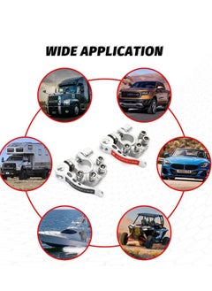 SYOSI Battery Terminal Connectors, 2PCS Quick Release Disconnect Car, Automobile Card, Positive Negative for SAE/JIS Type A Posts  - Image 5