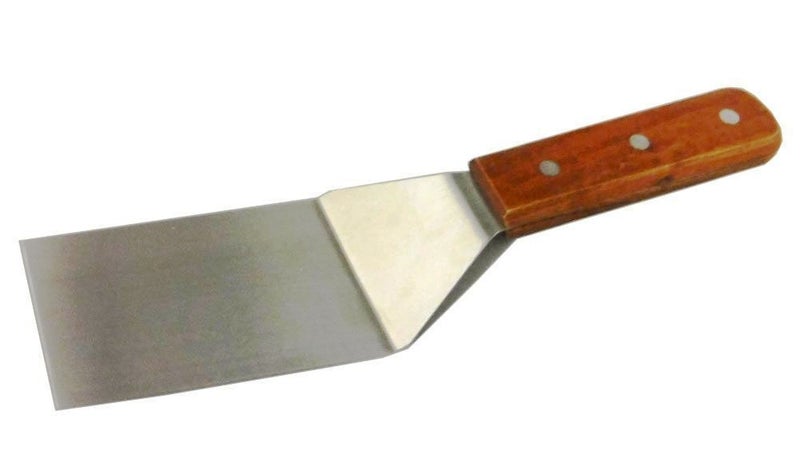 Great Credentials Square End Spatula with Wooden Handle 7 12Inch