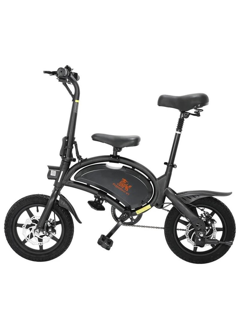 كوجو كيرين كوكو كيرين V1 دراجة كهربائية عالية السرعة 400 واط 48 فولت، سرعة قصوى 45 كم/س، مدى 25 كم، فرامل قرصية، شاشة LCD، دراجة مريحة للتنقل داخل المدينة، تصميم قابل للطي، هيكل خفيف الوزن من الألمنيوم 21 كجم، قدرة تحميل 100 كجم، تحكم سهل وبطارية طويلة العمر - Image 1