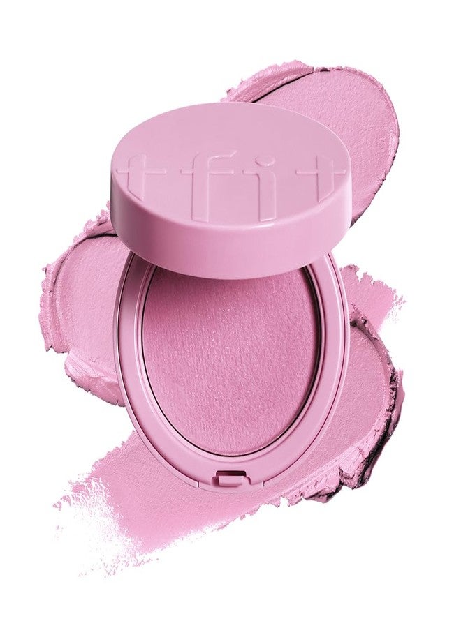 TFIT Fluffy Velvet Cushion Blush for Korean Dewy Glow | Buildable, Blendable Cream Texture | Mini Blush for Cheeks | Tar Pigment Free (B01 Charming Berry, 0.1 Oz | 4g) - Image 2