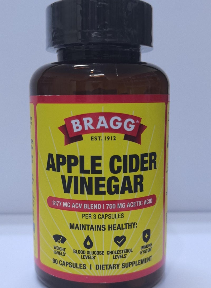 Bragg Apple Cider Vinegar 90 Capsules - Image 1