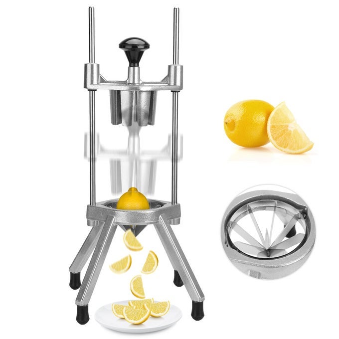 COMMERCIAL EASY WEDGER 8 WEDGER FRUIT LIME SLICER CUTTER STAINLESS STEEL BLADE COMMERCIAL VEGETABLE CHOPPER DICER LEMON CUTTER FOR HOME BAR RESTAURANT LEMONS LIMES TOMATOE POTATOE