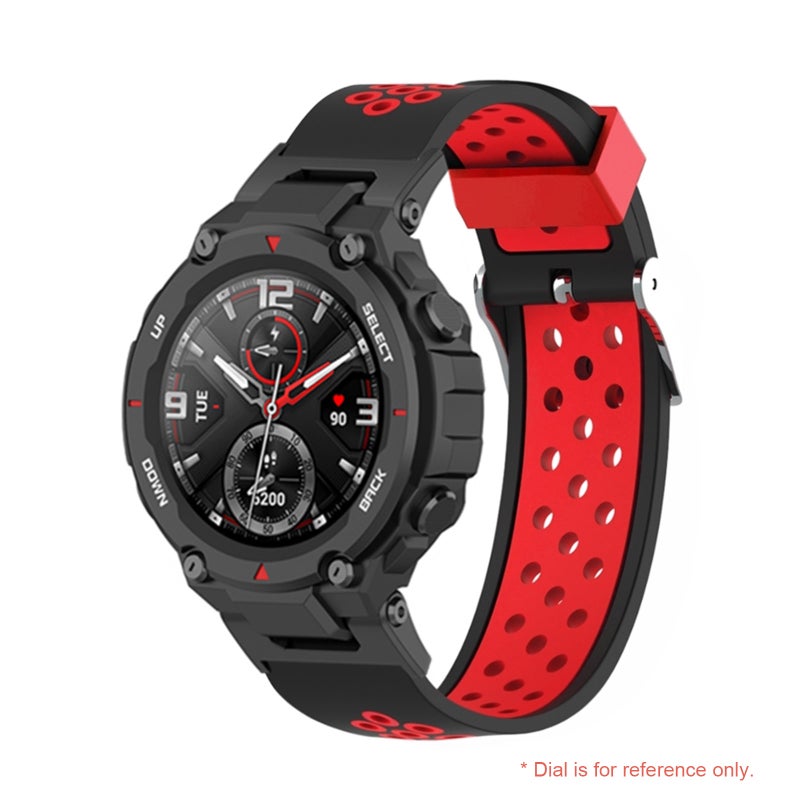 حزام ساعة سيليكون متوافق مع ساعات Huami Amazfit T-Rex / T-Rex Pro - بديل لحزام ساعة سلسلة Huami - Image 4