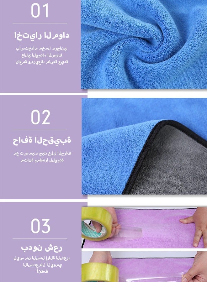 5-قطعة ستوكات رياضة منشفة تنظيف مناديل سوبر ماصة ستوكات منشفة / منشفة اليد / منشفة الوجه / سيارة تنظيف منشفة متعدد الألوان - Image 3