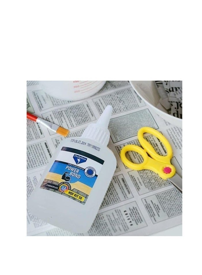 دولفين غراء فائق السرعة، رذاذ سريع، منشط لاصق، Power Bond، مواد كيميائية عالمية، مجموعة MDF عالمية. - Image 4