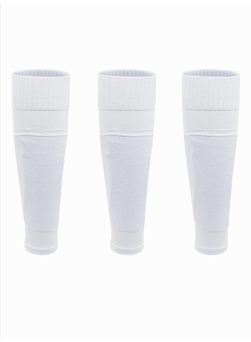 (3 أزواج) أكمام ضاغطة للساق للجري وكرة القدم وركوب الدراجات | واقيات ساق متدرجة للجنسين مزودة بجيوب | دعم للعضلات وامتصاص للرطوبة - Image 1
