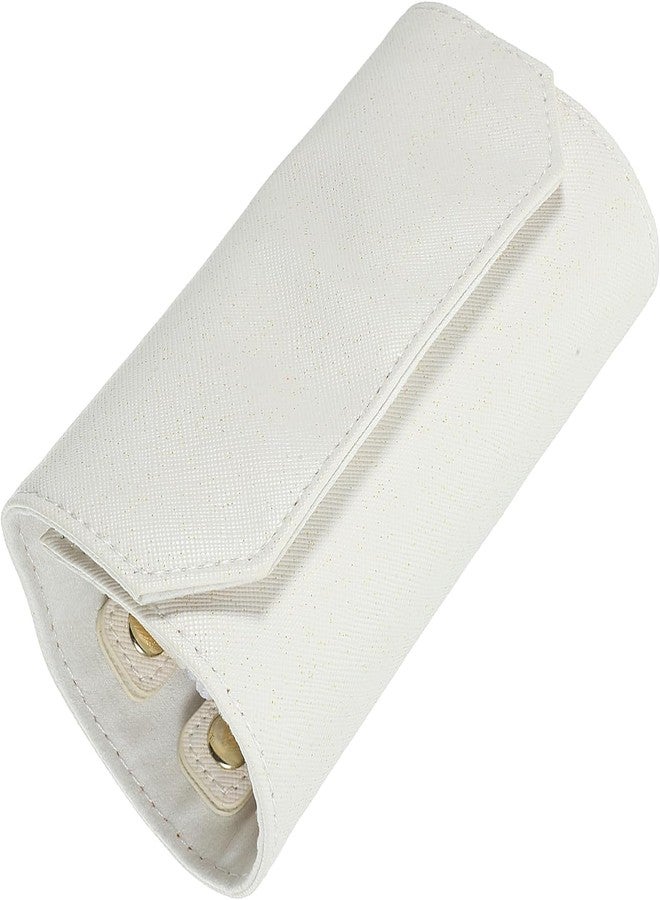 DROPOSALE Roll Necklace Holder Portable Jewelry Bag Foldable Jewelry Holder Storage Bag Jewelry Storage Organizer Foldable Jewelry Organizer Jewelry Pouch Handbag Travel Ring Leather (Modern) - Image 1