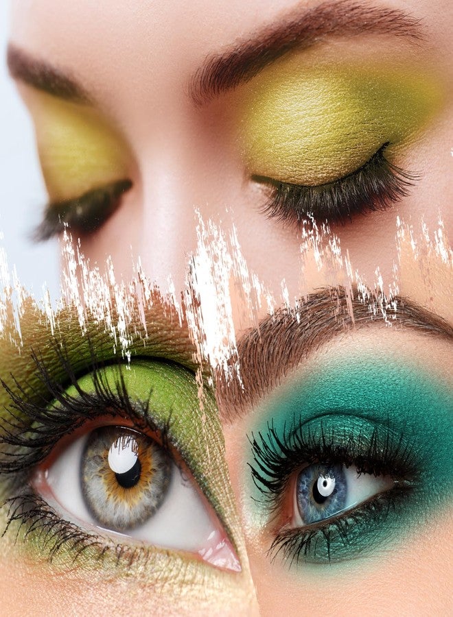 Profusion Cosmetics 10-Shade Emeralds Eyeshadow Palette, Versatile Looks with Travel-Friendly and Richly Pigmented Blendable Multi-Finish Shades, Suitable for All Skin Tones and Cruelty Free - Image 2