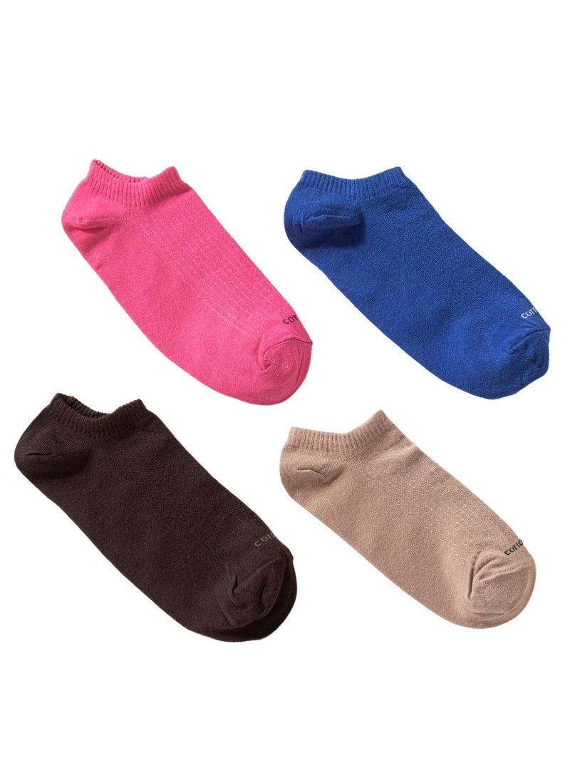 COTTONIL Pack of 4 Unisex Mini Socket Socks for Women  - Image 4