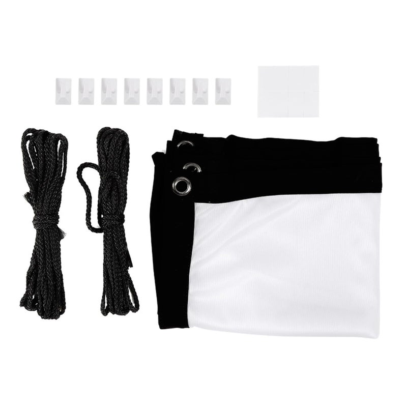 Portable 120 Inch Outdoor Projector Screen Thicken Soft White Polyester Non Crease 16 9 - Image 2