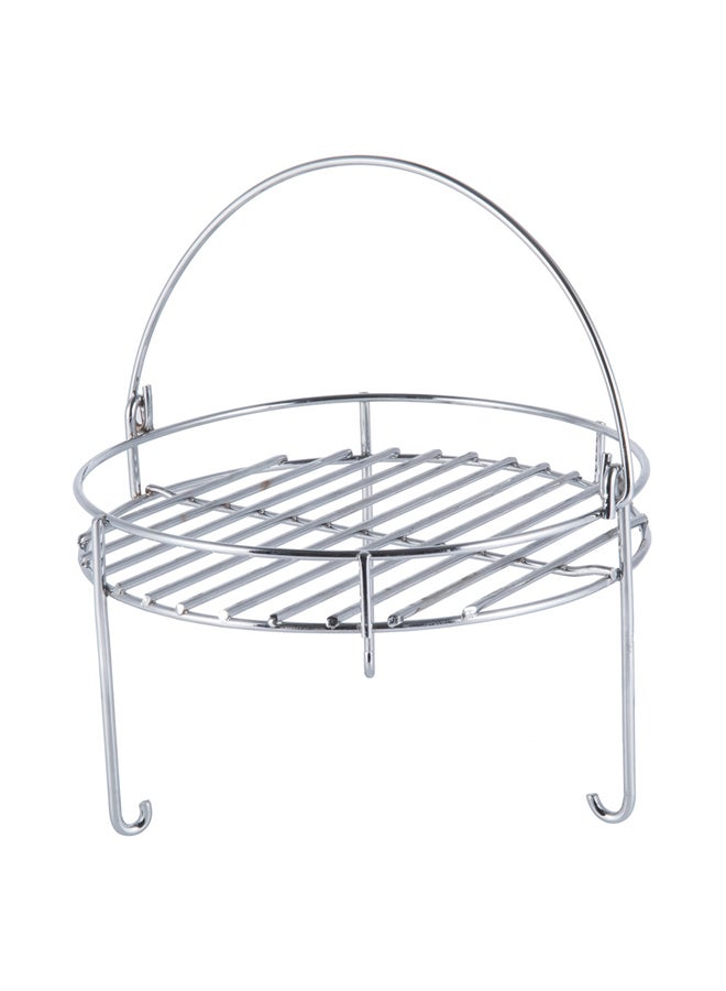 AL SANIDI Stainless steel Mandi mesh for pressure cooker, Mandi pot grille, Silver, Size 21 Cm - Image 1