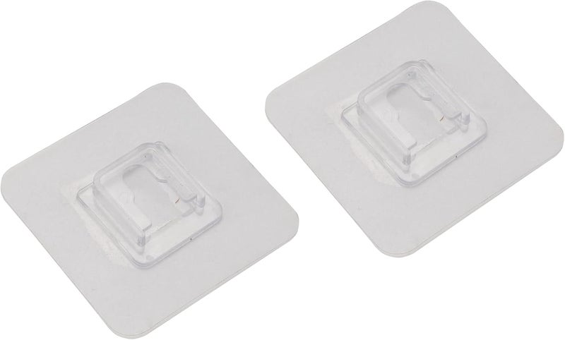 FOSCADIT Plastic Multipurpose Adhesive Sticker Support Without Drilling Wall Mount Acrylic Bathroom Shelf - Image 5