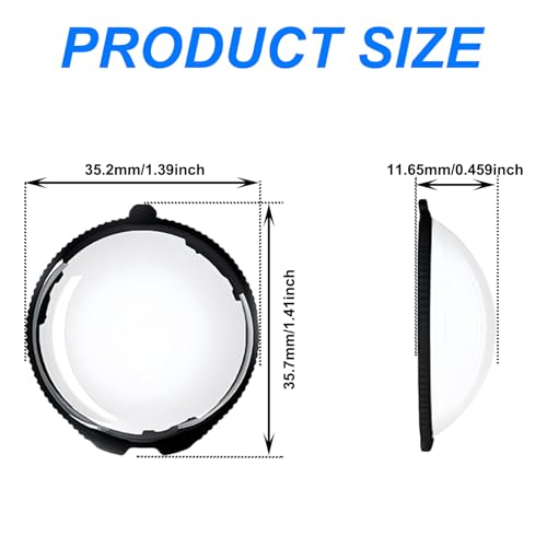 Sruim Insta 360 X5 Premium Lens Guards, Tempering Glass Lens Protector Cover for Insta360 X5 Accessorie (Optical glass) - Image 3