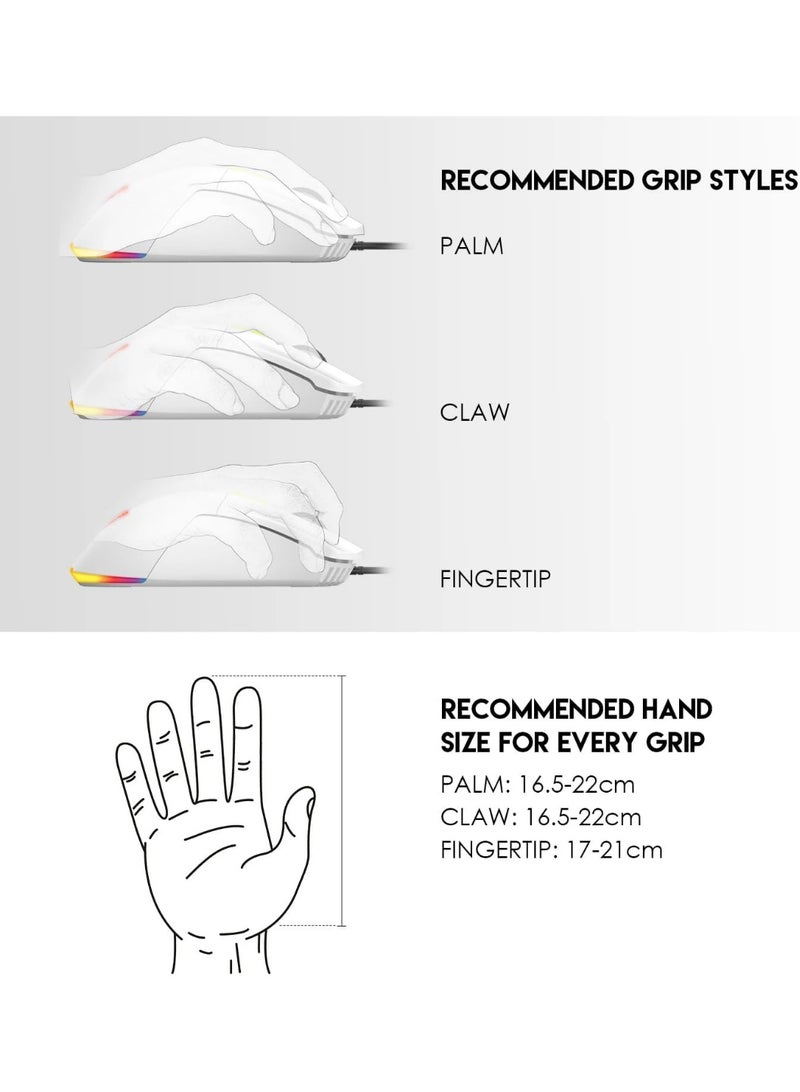 فانتيك VX6 PHANTOM II Wired Gaming Mouse Black - Image 3