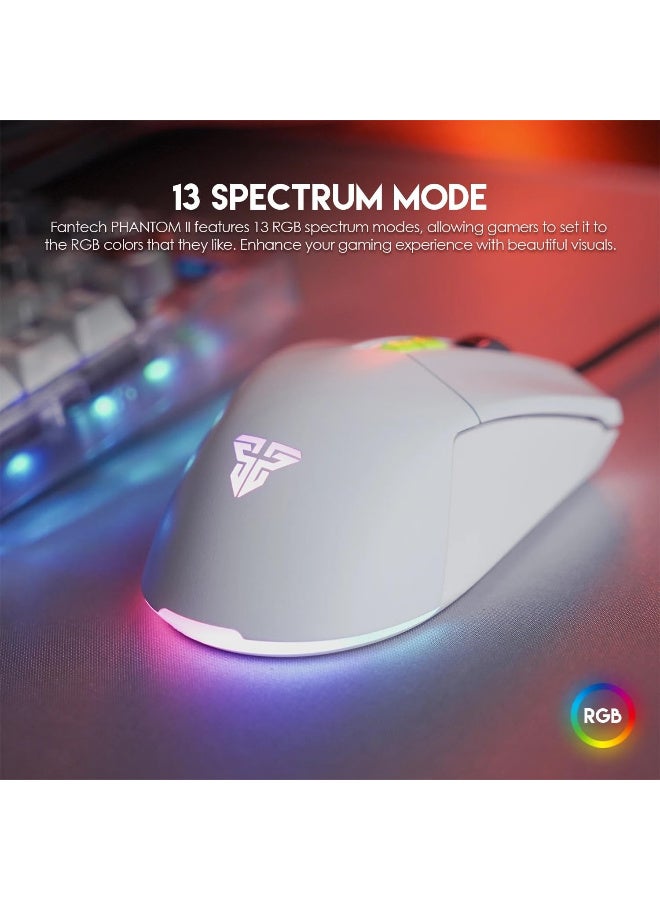 فانتيك VX6 PHANTOM II Wired Gaming Mouse Black - Image 5